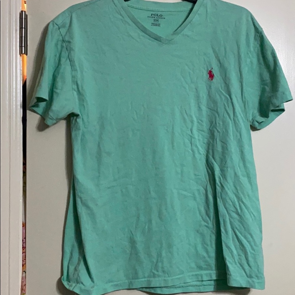 Mint green short sleeved Polo T-shirt